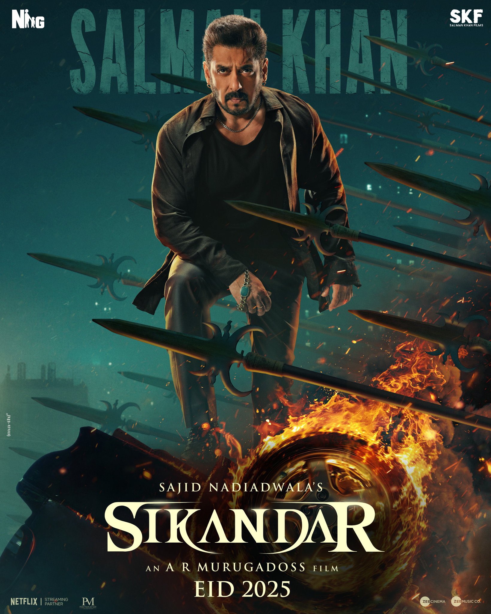 Sikandar (2025) Hindi 1080P Nf Webrip X265 Hevc 10Bit Dd5 1 Msubs - Mkvcinemas