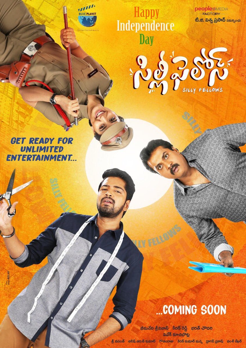 Silly Fellows (2018) Telugu Proper 720P Hdrip X265 Hevc Dd5 1 Esub -Tmv