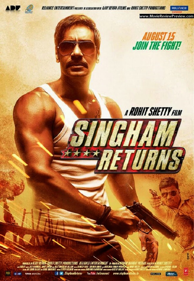 Singham Returns (2014) Hindi 1080P Bluray X264 Dd5 1 Esub - Mkvcinemas