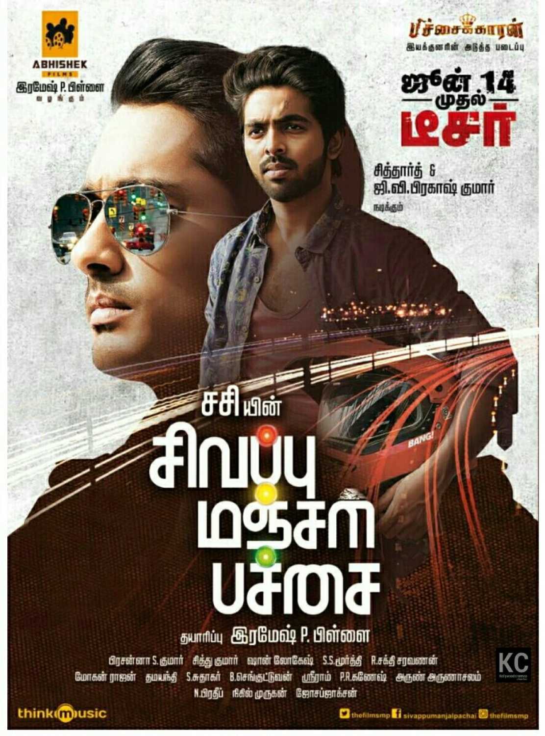 Sivappu Manjal Pachai (2019) Uncut 1080P Webrip X265 Hevc Esub [Dual Audio][Hindi 2 0 Tamil 5 1] -Dmv