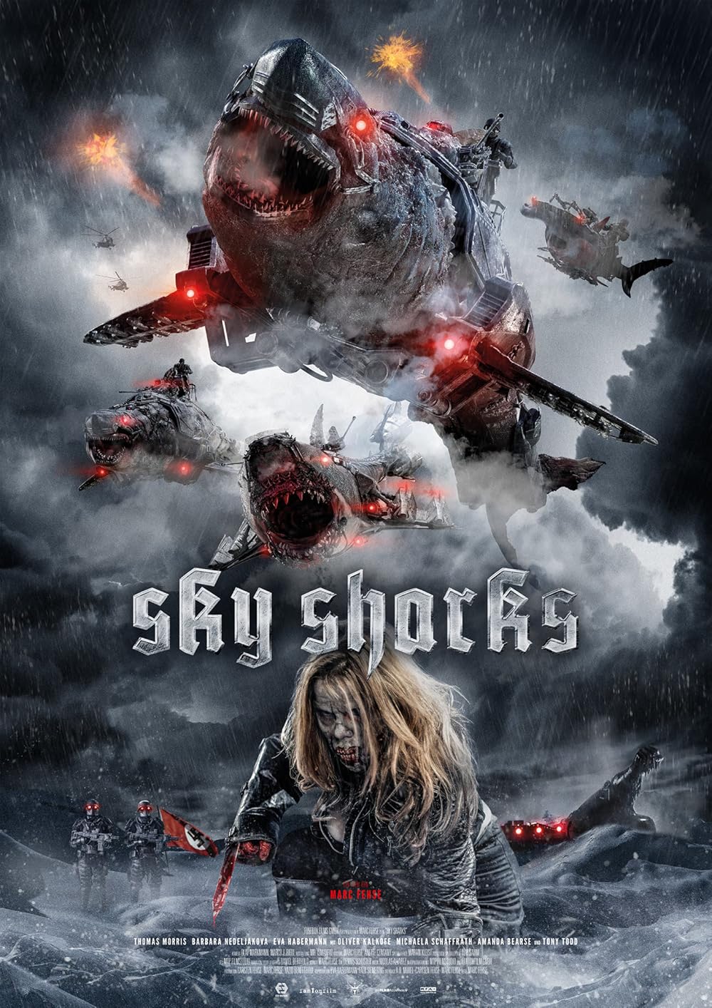 Sky Sharks (2020) 720P Bluray X264 Esub [Dual Audio][Hindi 2 0 English 5 1] -Mkvc