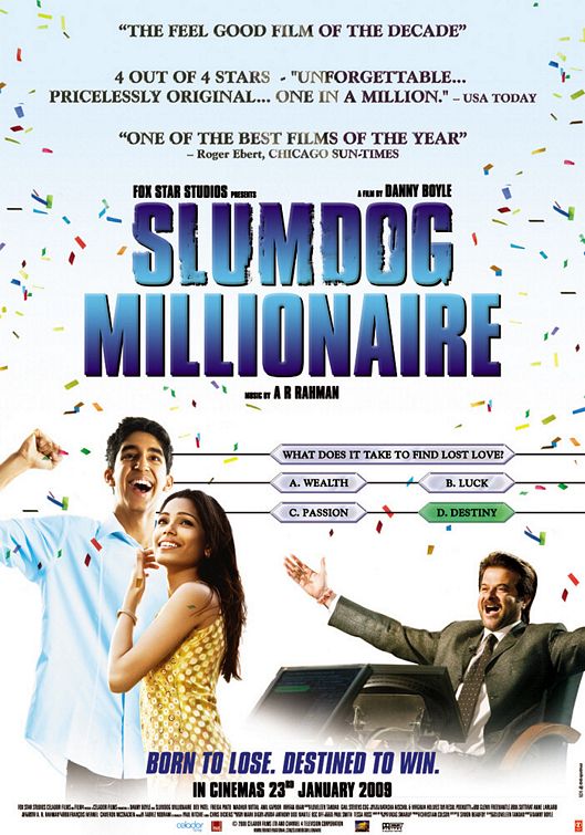 Slumdog Millionaire (2008) Hindi 1080P Bluray X265 Hevc Dd5 1 Esub -Mkvc