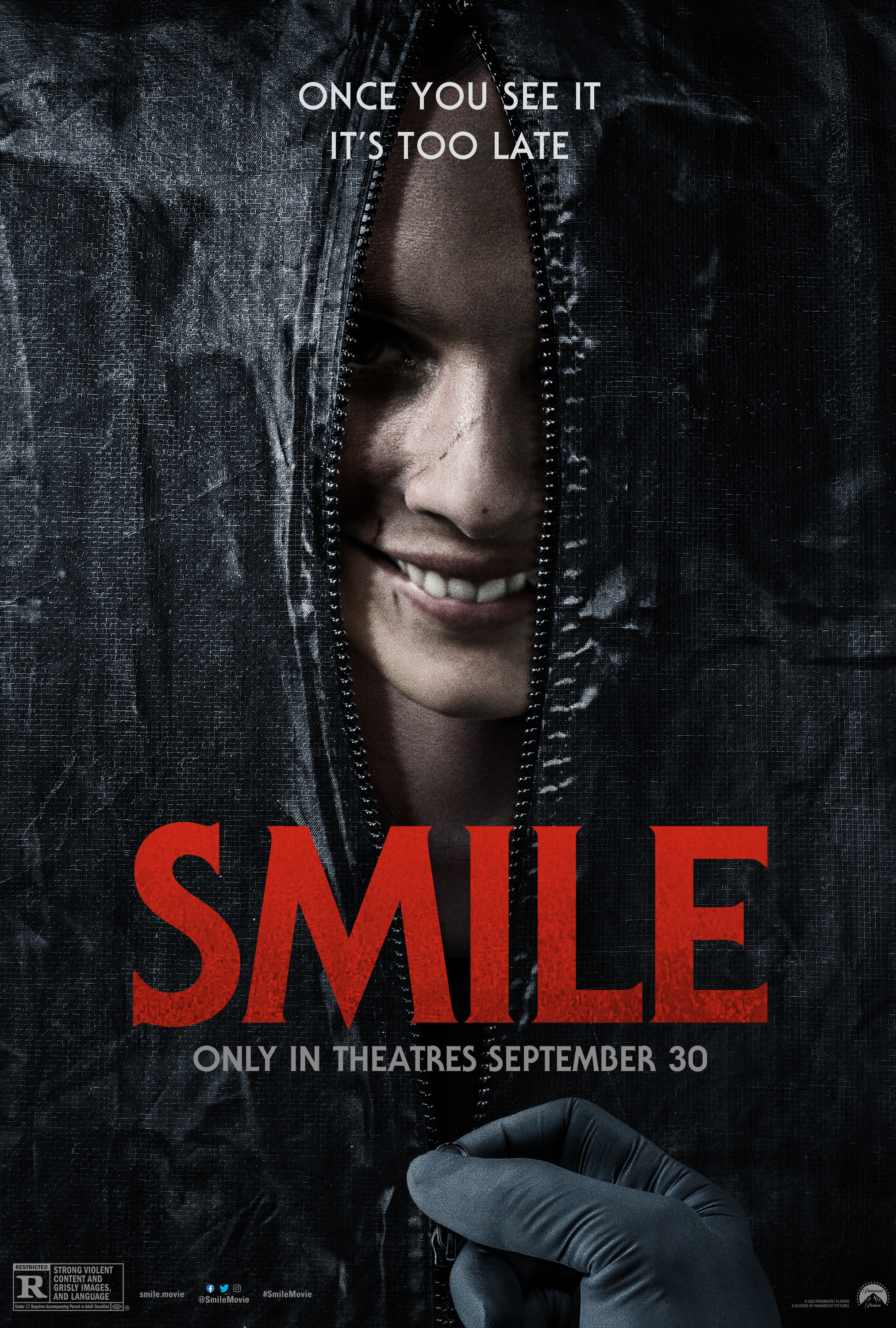 Smile (2022) 1080P Bluray X265 Hevc Esub [Dual Audio][Hindi 5 1 English 5 1] -Mkvc