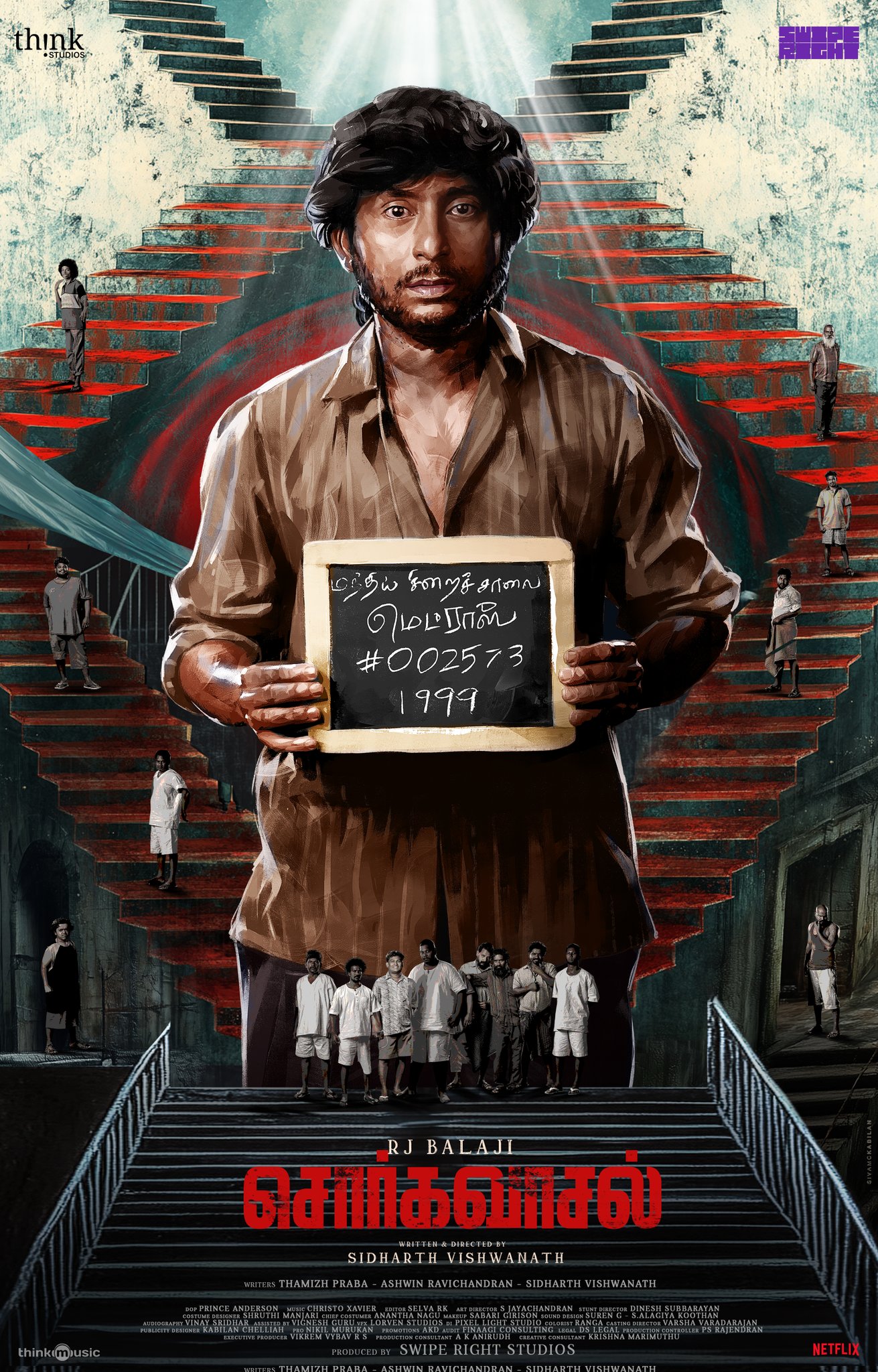 Sorgavaasal (2024) Uncut 720P Webrip X264 Esub [Dual Audio][Hindi 5 1 Tamil 5 1] -Mkvc