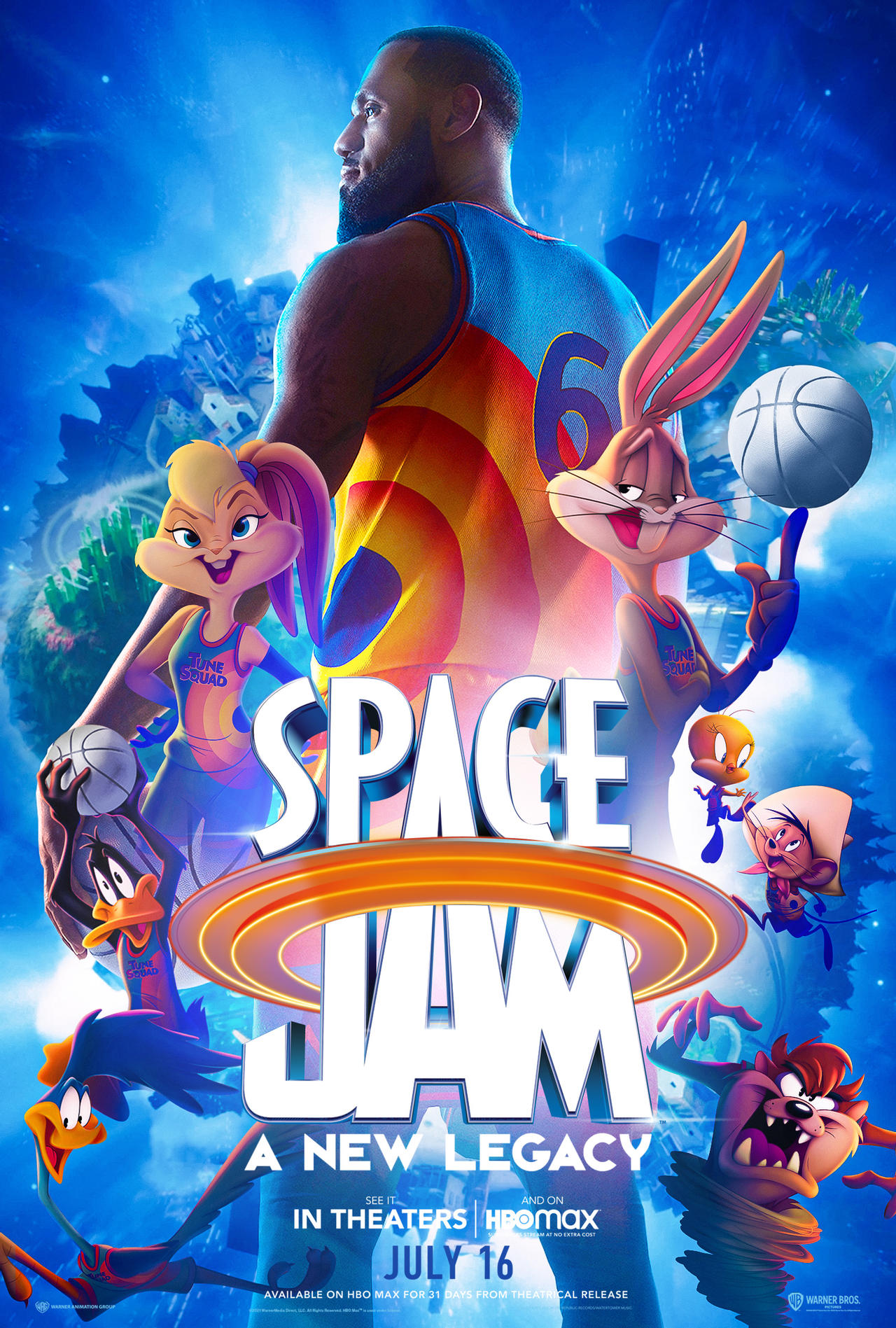 Space Jam A New Legacy (2021) 720P Bluray X264 Esub [Dual Audio][Hindi 5 1 English 5 1] -Mkvc