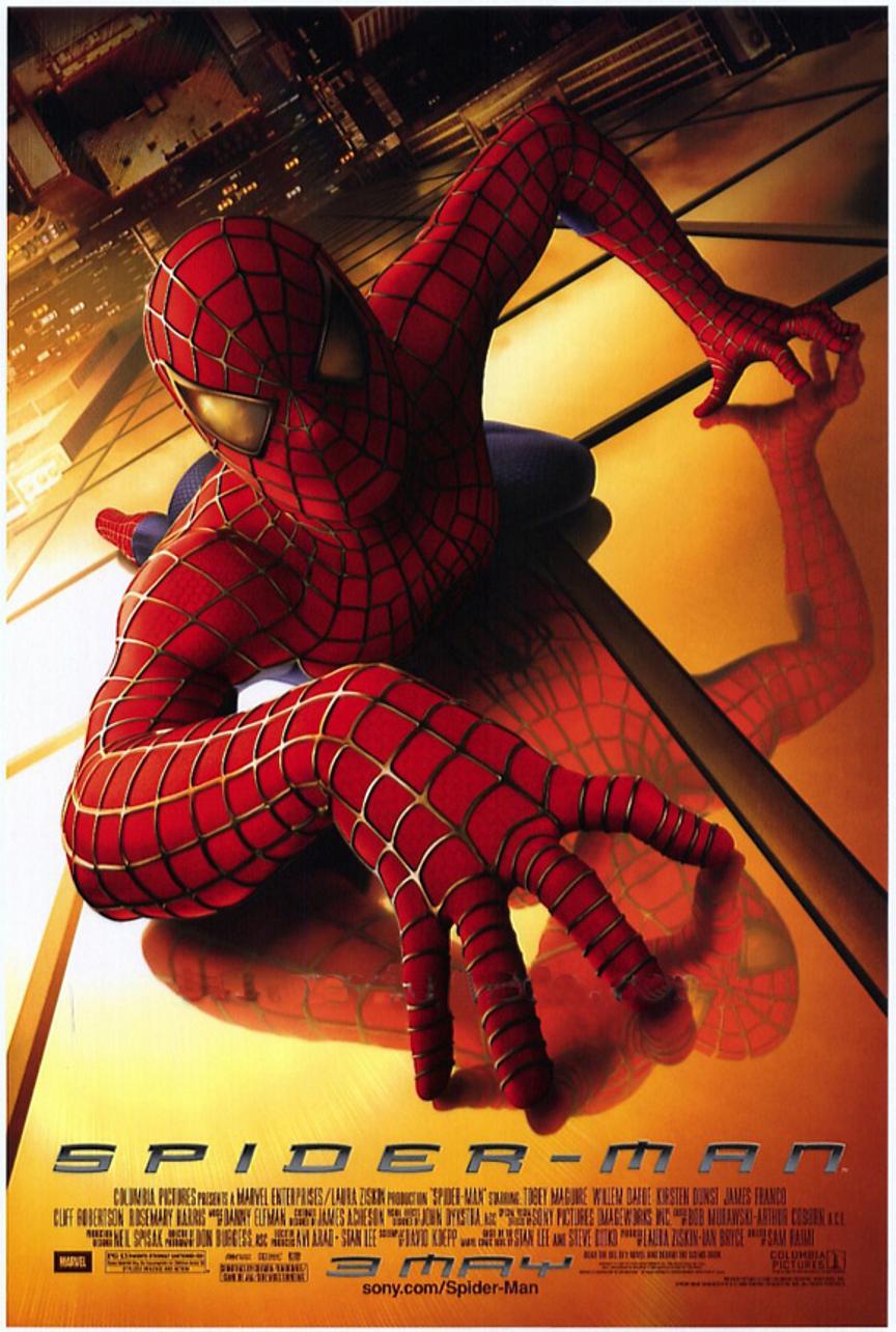 Spider-Man (2002) 720P Bluray X264 Esub [Dual Audio][Hindi 5 1 English 5 1] - Mkvc