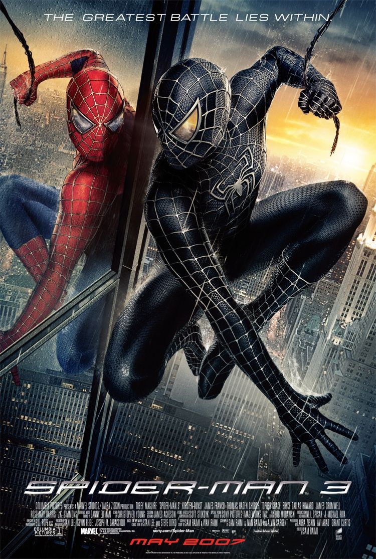 Spider-Man 3 (2007) 720P Bluray X264 Esub [Dual Audio][Hindi 5 1 English 5 1] - Mkvc