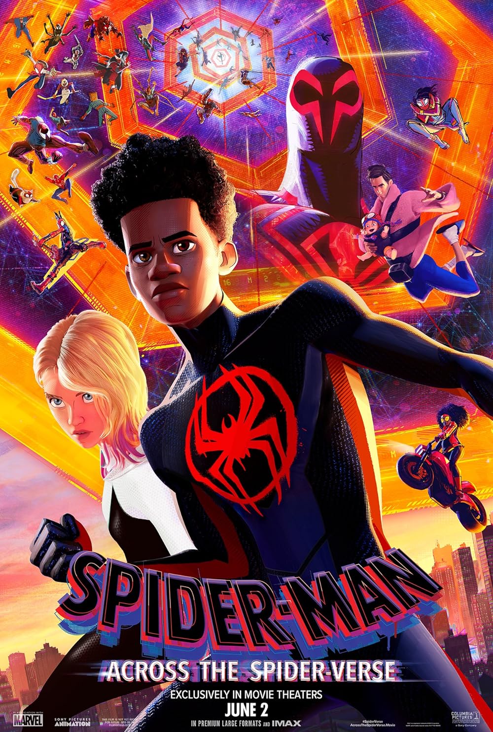 Spider-Man Across The Spider-Verse (2023) 1080P Bluray X265 Hevc Esub [Dual Audio][Hindi 5 1 English 5 1] -Mkvc