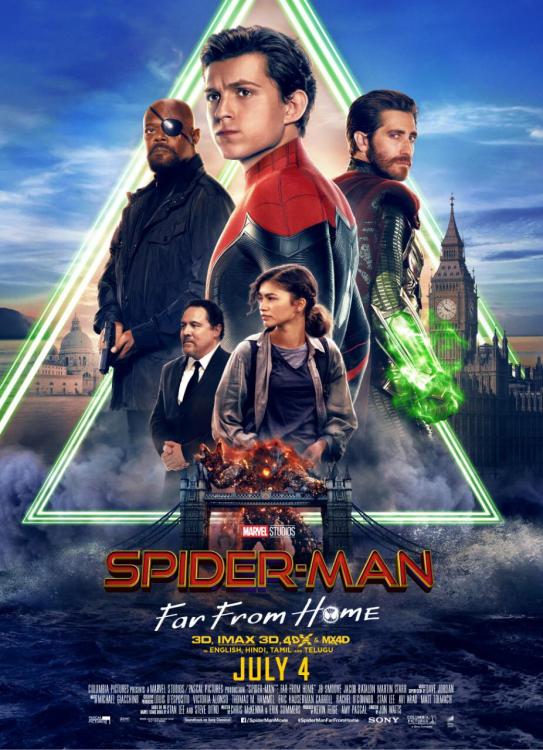 Spider-Man Far From Home (2019) 1080P Bluray X264 Esub [Dual Audio][Hindi 5 1 English 5 1] -Mkvc
