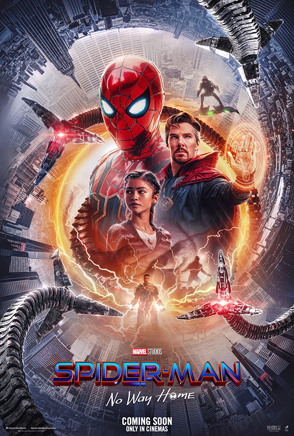 Spider-Man No Way Home (2021) Extended 1080P Amzn-Web X265 Hevc Esub [Dual Audio][Hindi 5 1 English 5 1] -Mkvc