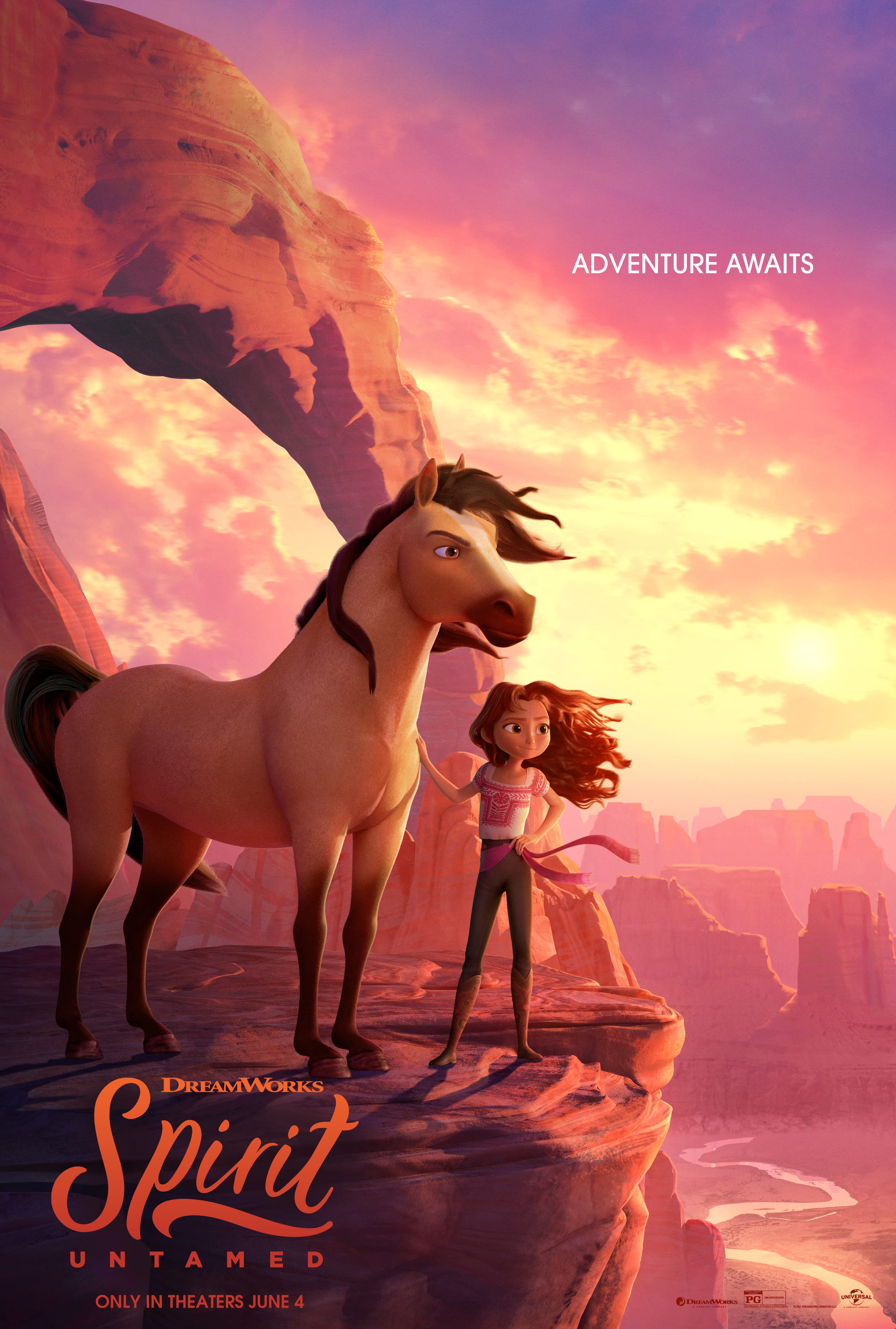 Spirit Untamed (2021) 720P Bluray X264 Esub [Dual Audio][Hindi 5 1 English 5 1] -Mkvc