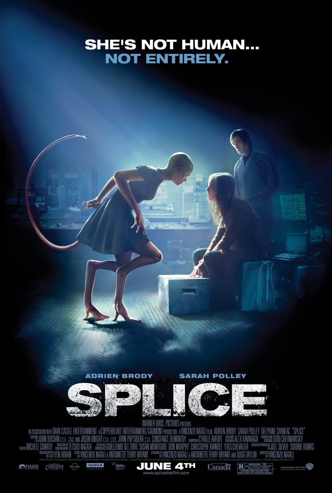 Splice (2009) Unrated 720P Bluray X264 [Dual Audio][Hindi 2 0 English 5 1] -Dr Star