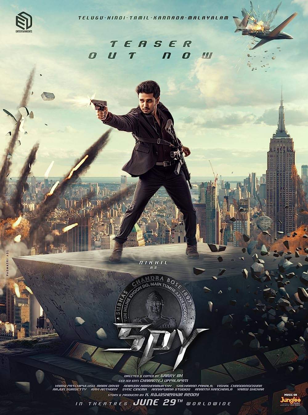 Spy (2023) Uncut 1080P Amzn Webrip X264 Esub [Dual Audio][Hindi 5 1 Telugu 5 1] -Dlhub
