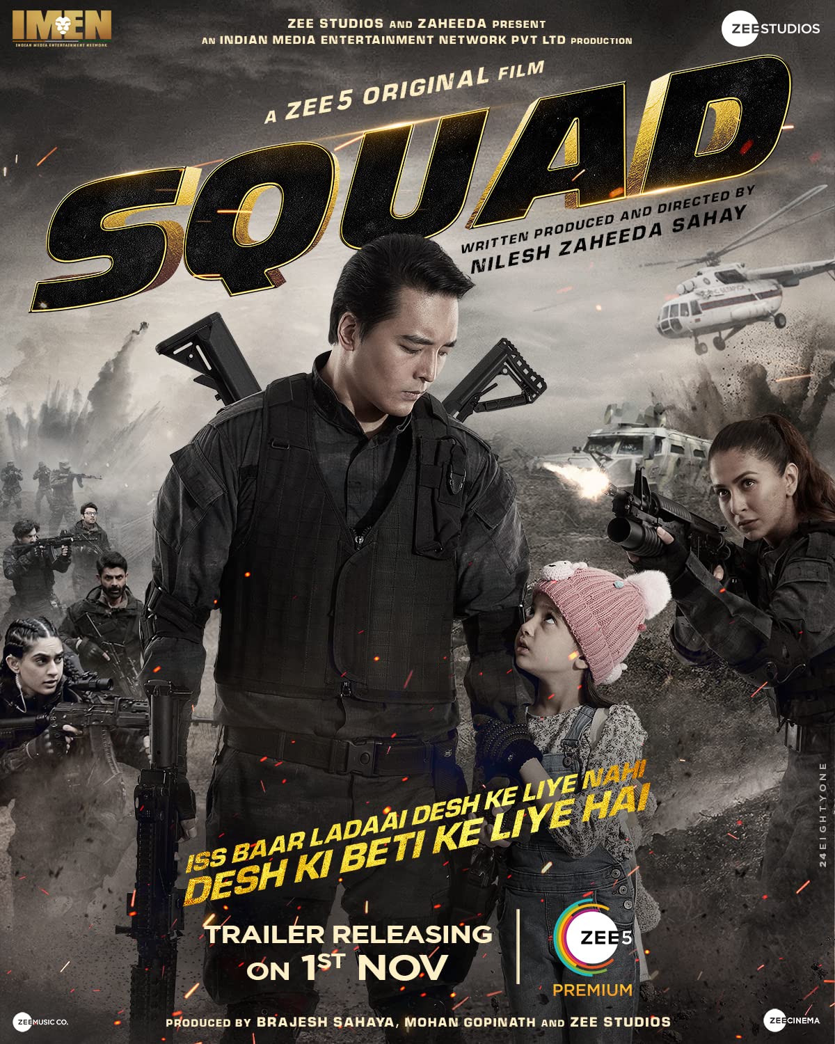 Squad (2021) Hindi 720P Zee5 Webrip X264 Aac 2 0 Esub - Mkvcinemas