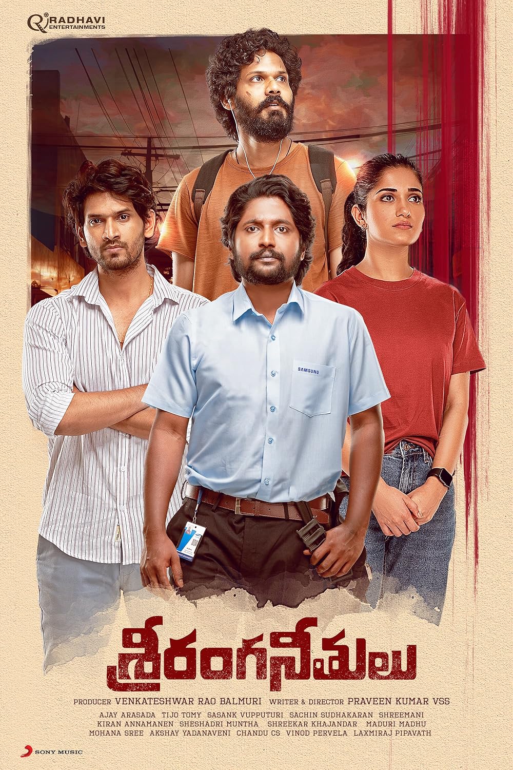 Sriranga Neethulu (2024) Uncut 720P Webrip X264 Esub [Dual Audio][Hindi 2 0 Telugu 5 1] -Dmv