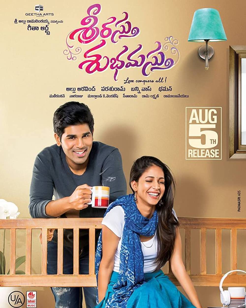 Srirastu Subhamastu (2016) Telugu Proper 720P Hdrip X264 Aac -8Mr