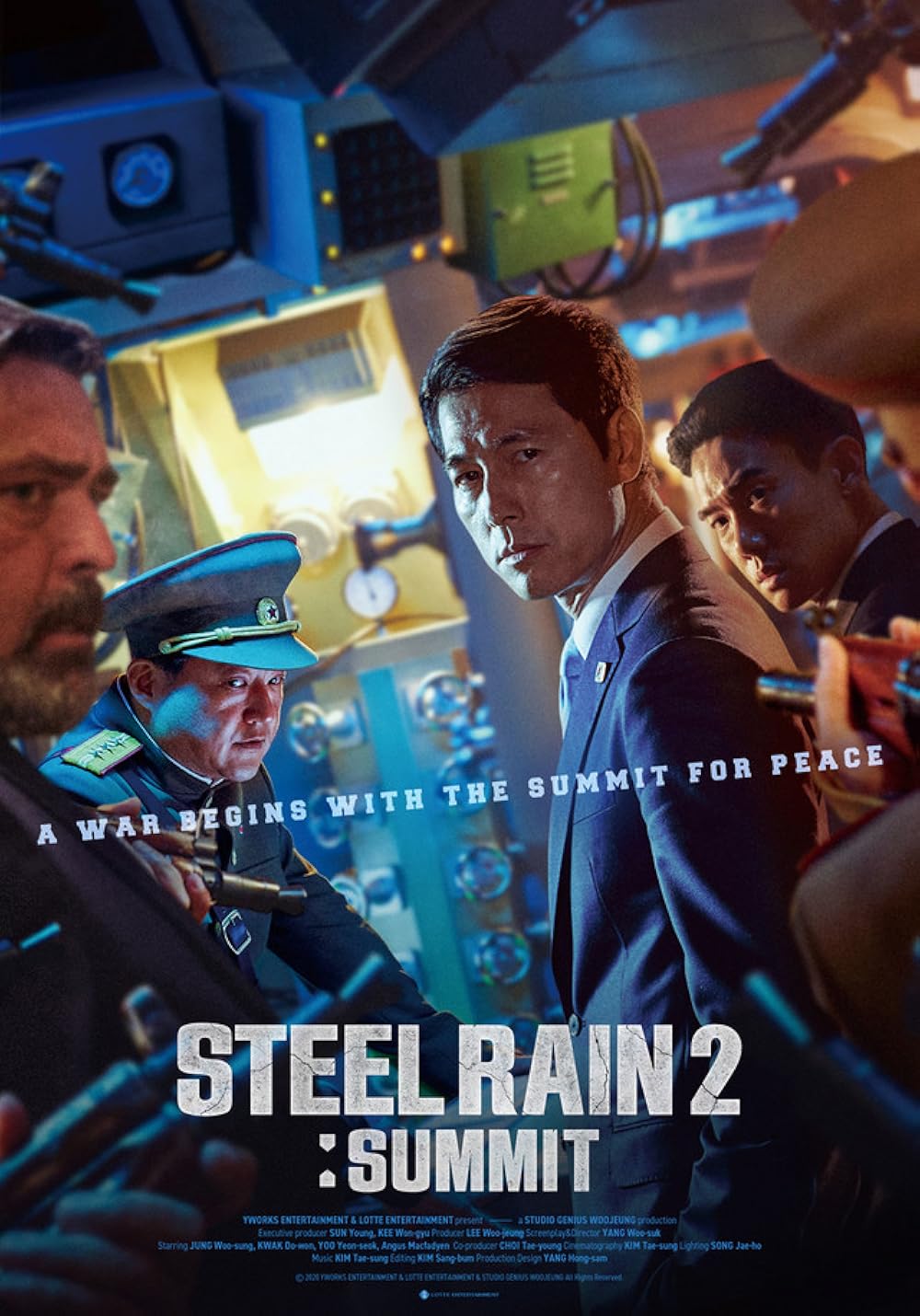 Steel Rain 2 Summit (2020) 720P Bluray X264 Esub [Dual Audio][Hindi 2 0 Korean 5 1] -Mkvc