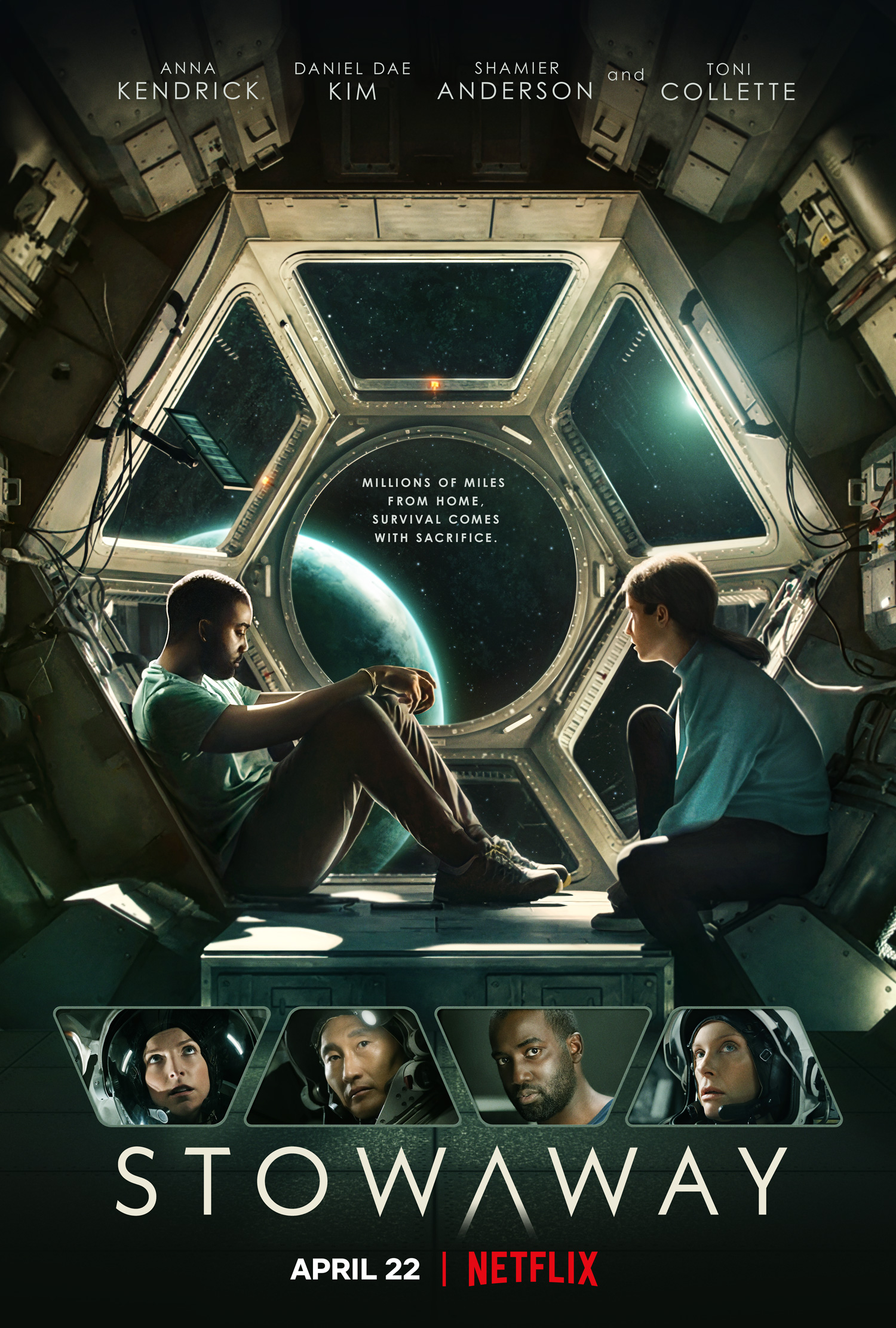 Stowaway (2021) 720P Bluray X264 Esub [Dual Audio][Hindi 5 1 English 5 1] -Mkvc