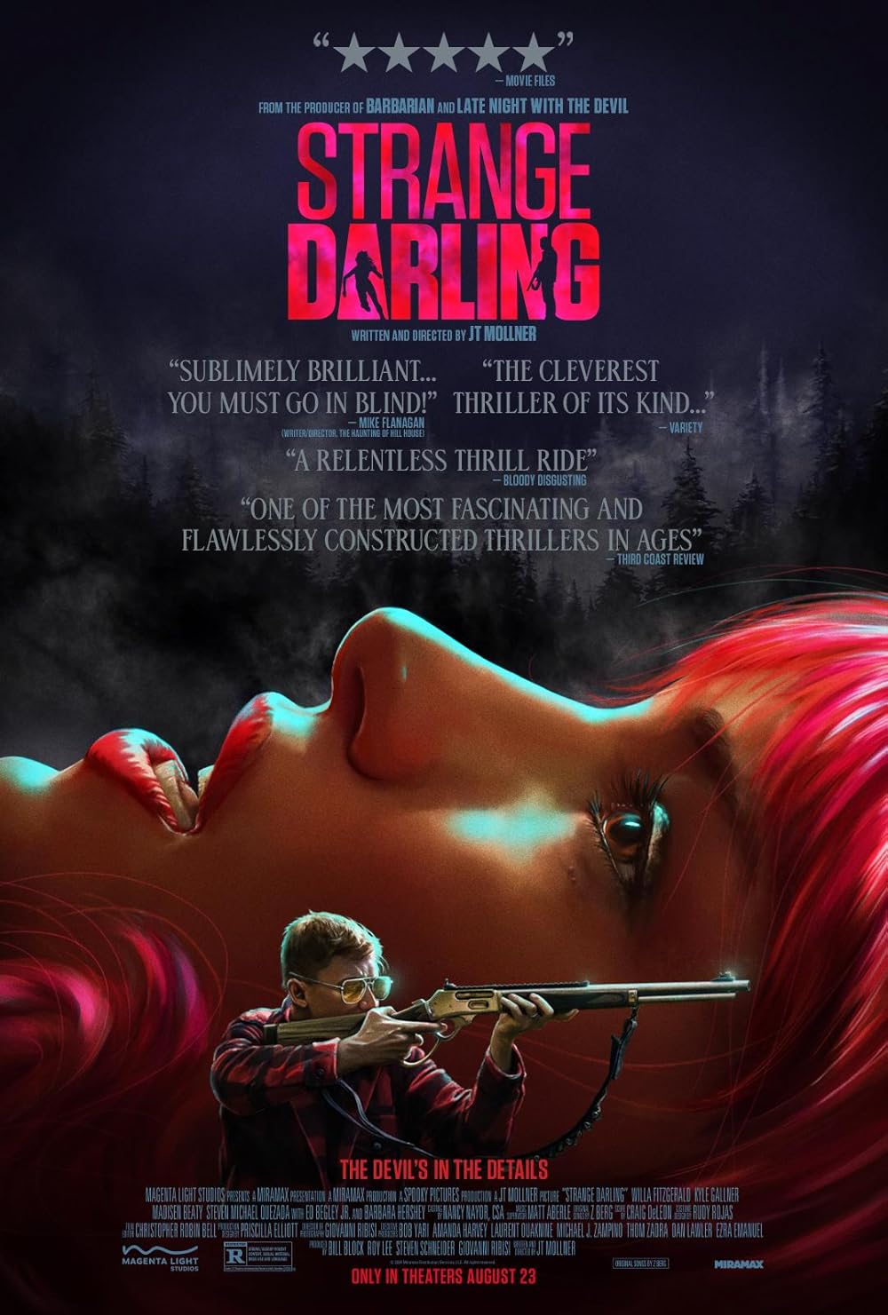 Strange Darling (2023) 1080P Bluray X265 Hevc Esub [Dual Audio][Hindi 2 0 English 5 1] -Mkvc