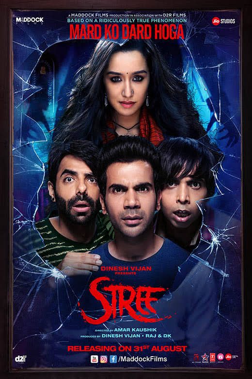 Stree (2018) Hindi 1080P Amzn Webrip X264 Dd5 1 Esub - Mkvcinemas