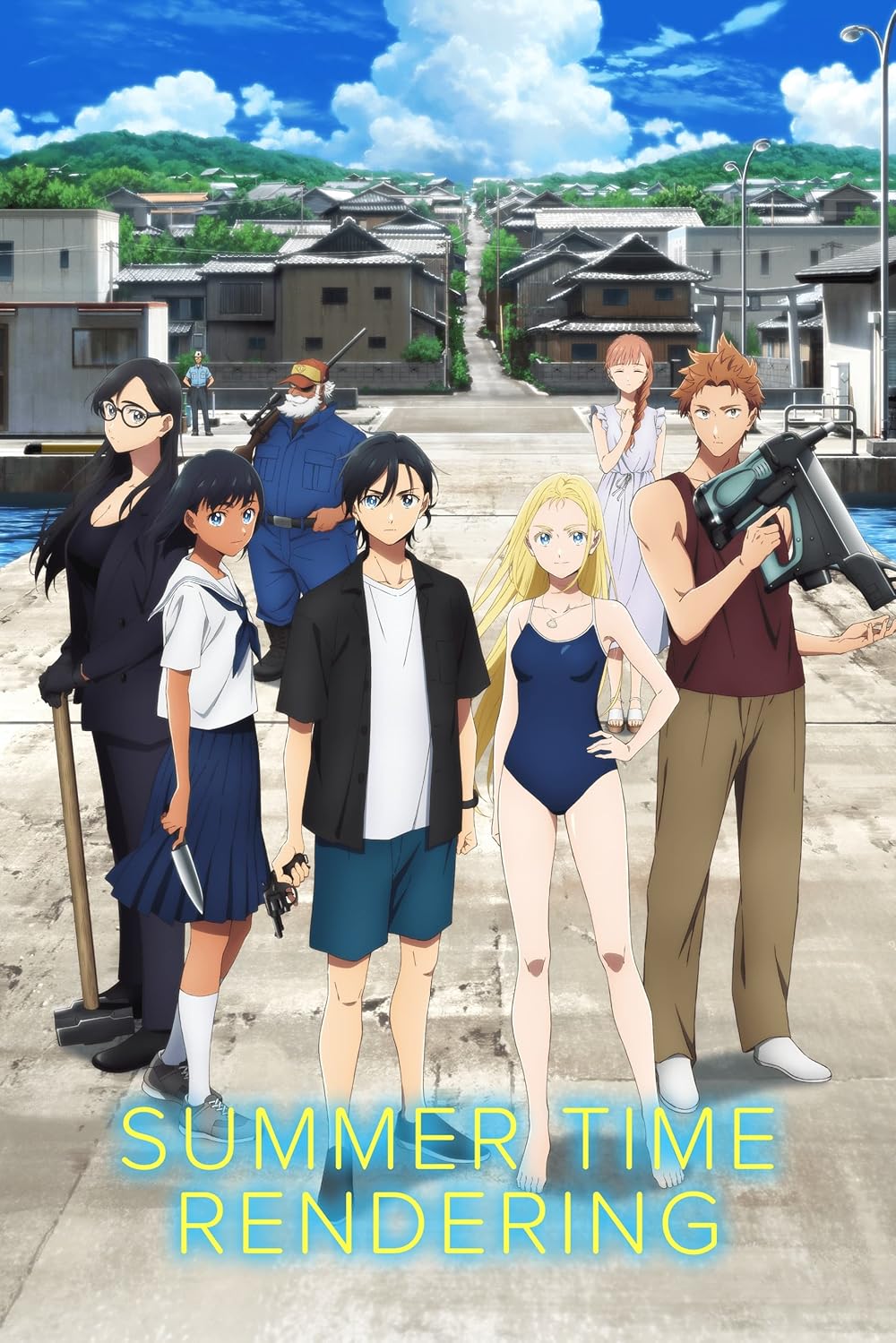 Summer Time Rendering S01E01 1080P Hs Webrip X265 Hevc Esub [Dual Audio][Hindi 2 0 Japanese 2 0] -Tw4All