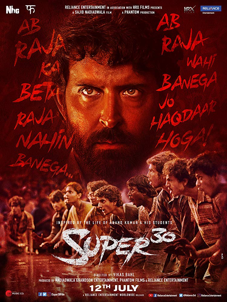 Super 30 (2019) Hindi 720P Webrip X264 Aac Esub - Mkvcinemas