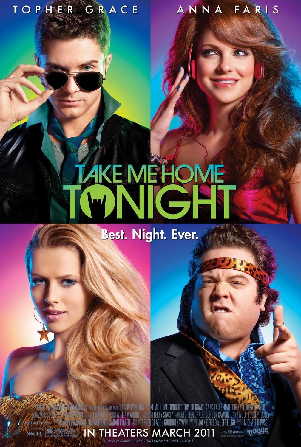 Take Me Home Tonight (2011) 1080P Bluray X265 Hevc Esub [Dual Audio][Hindi 5 1 English 5 1] -Mkvc