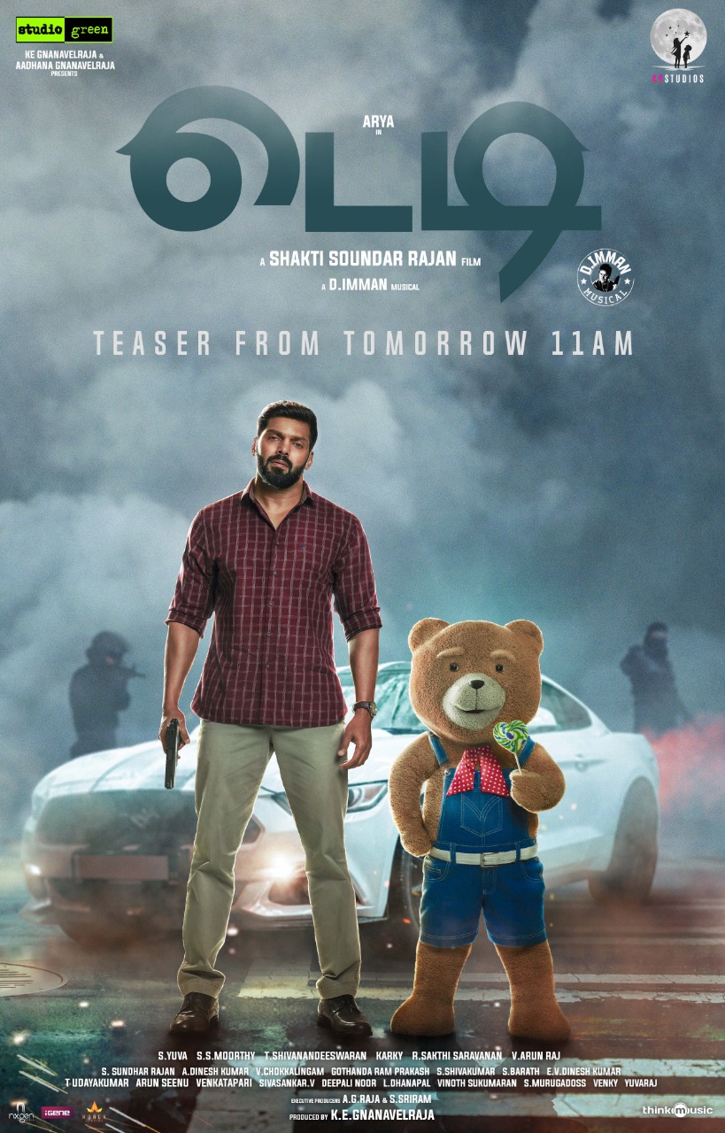 Teddy (2021) 1080P Webrip X264 Esub [Dual Audio][Hindi Dd2 0 Tamil 2 0] -Dmv