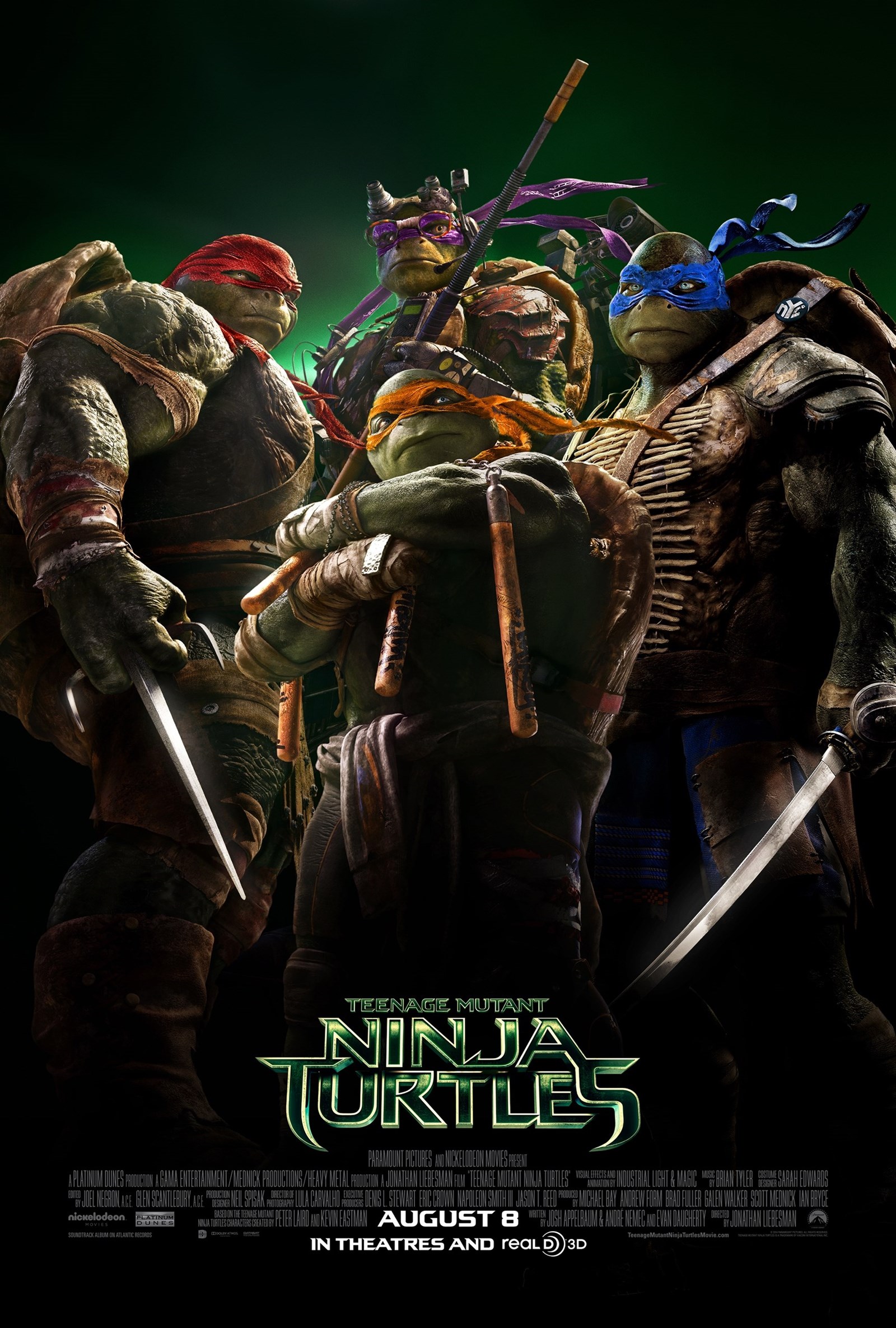 Teenage Mutant Ninja Turtles (2014) 1080P Bluray X265 Hevc 10Bit Aac 5 1 Msubs-Tigole