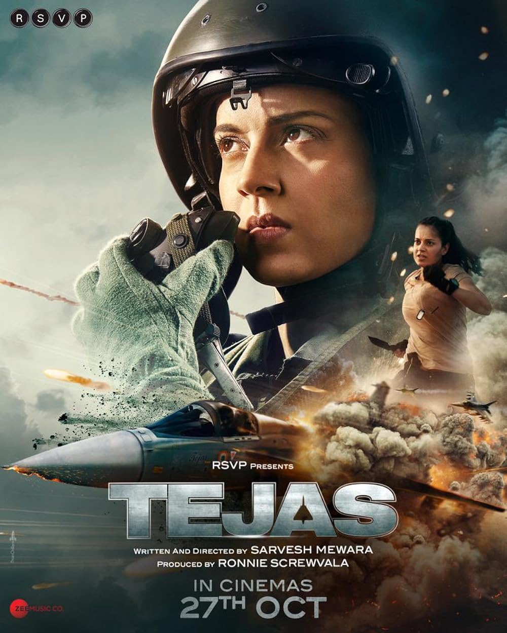 Tejas (2023) Hindi 1080P Zee5 Webrip X264 Dd5 1 Aac - Hdhub4U