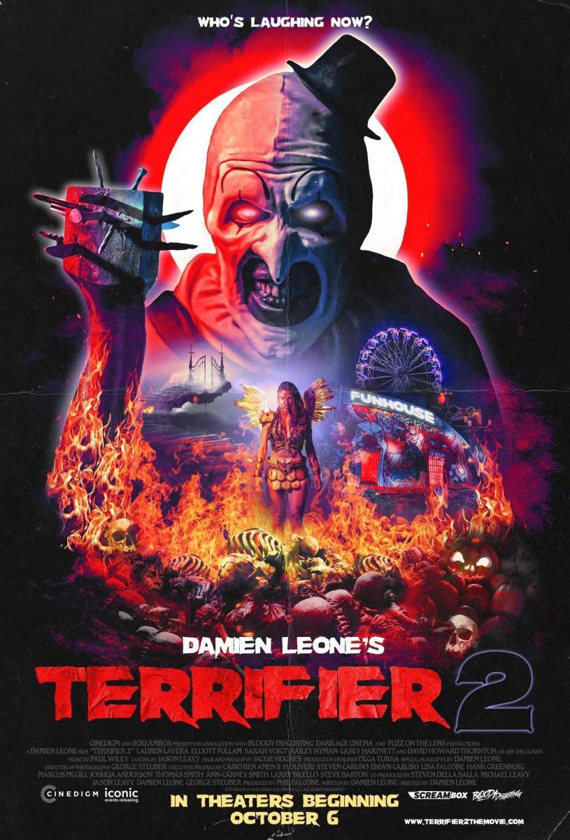 Terrifier 2 (2022) 1080P Bluray X265 Hevc Esub [Dual Audio][Hindi 2 0 English 5 1] -Mkvc