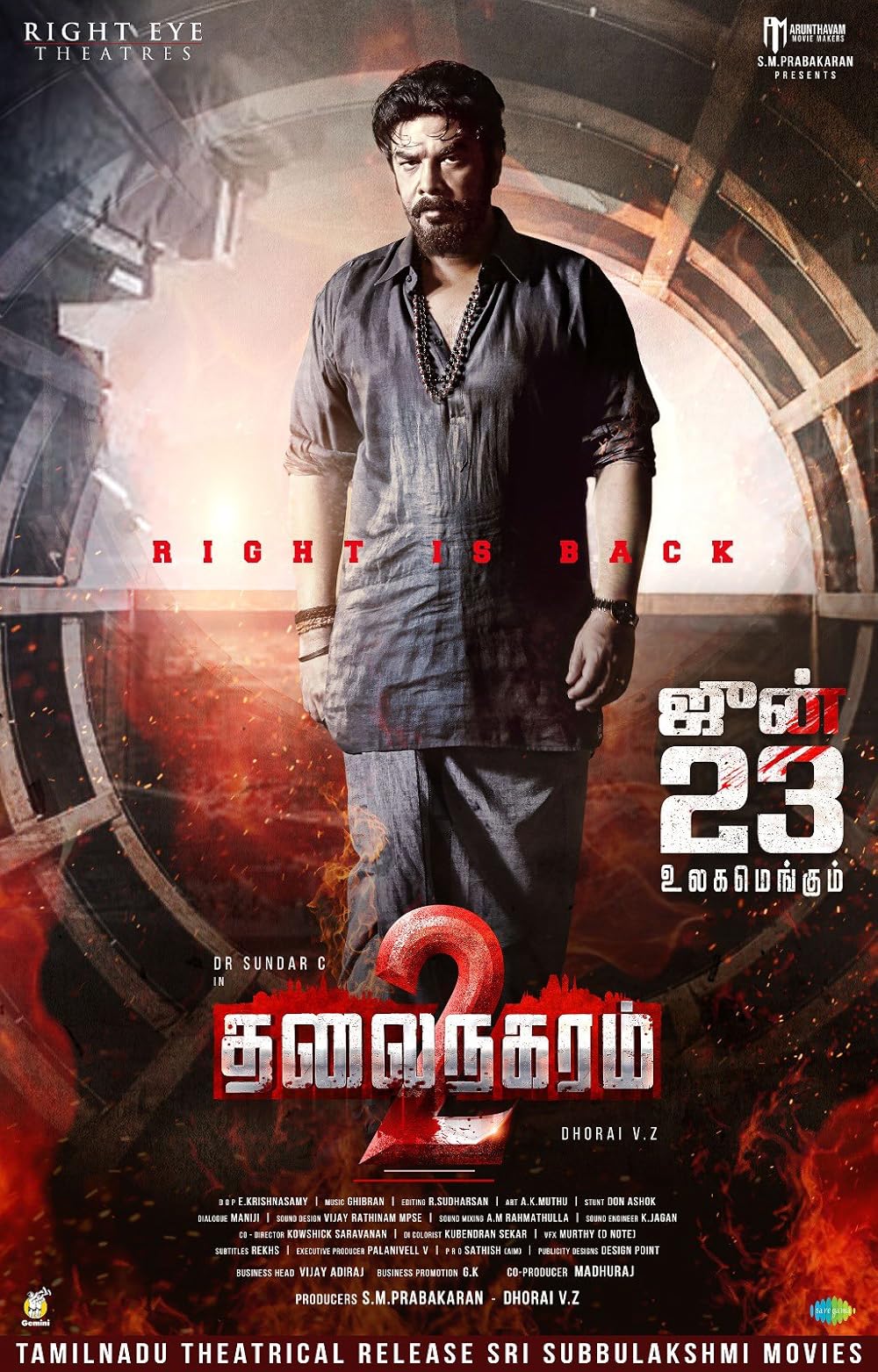 Thalainagaram 2 (2023) Uncut 720P Webrip X264 Esub [Dual Audio][Hindi 2 0 Tamil 5 1] -Dmv