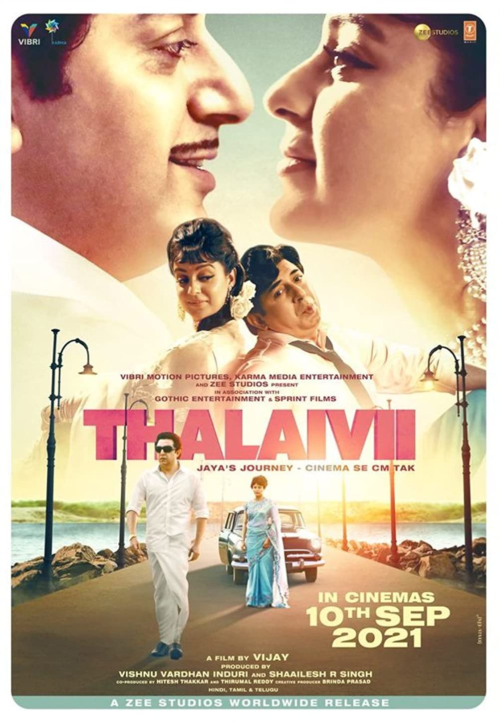 Thalaivi (2021) Hindi 1080P Webrip X265 Hevc 10Bit Dd5 1 Esub - Mkvcinemas