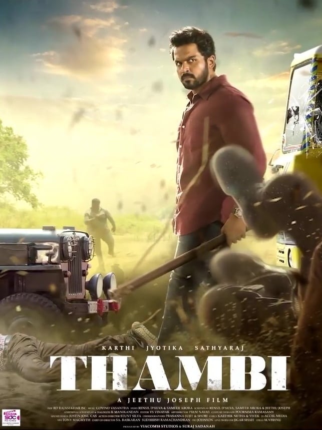 Thambi (2019) Uncut 720P Webrip X264 Esub [Dual Audio][Hindi 5 1 Tamil 5 1] -Dmv
