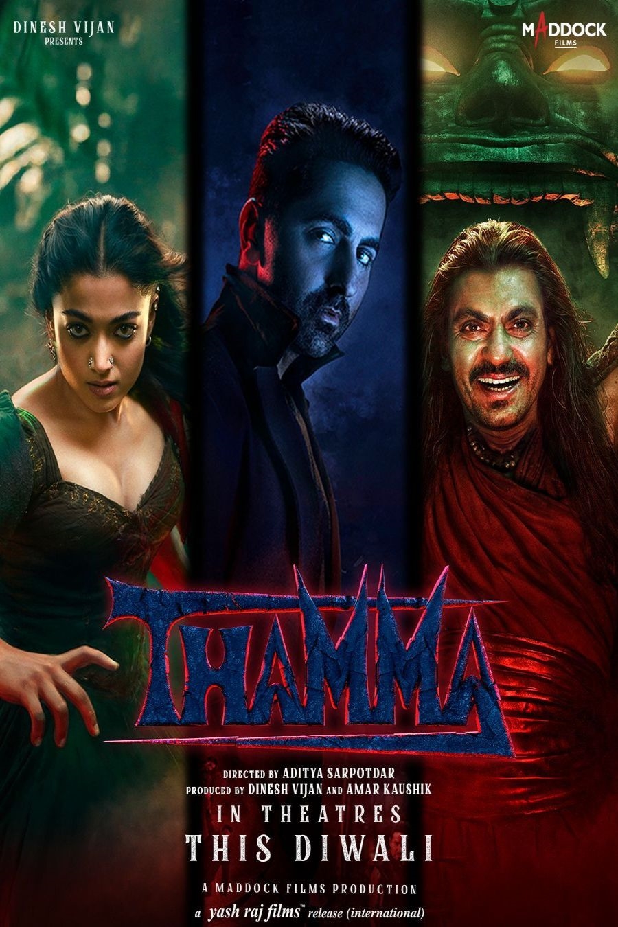 Thamma (2025) Hindi 1080P Amzn Webrip X265 Hevc 10Bit Dd5 1 Esub - Hdhub4U