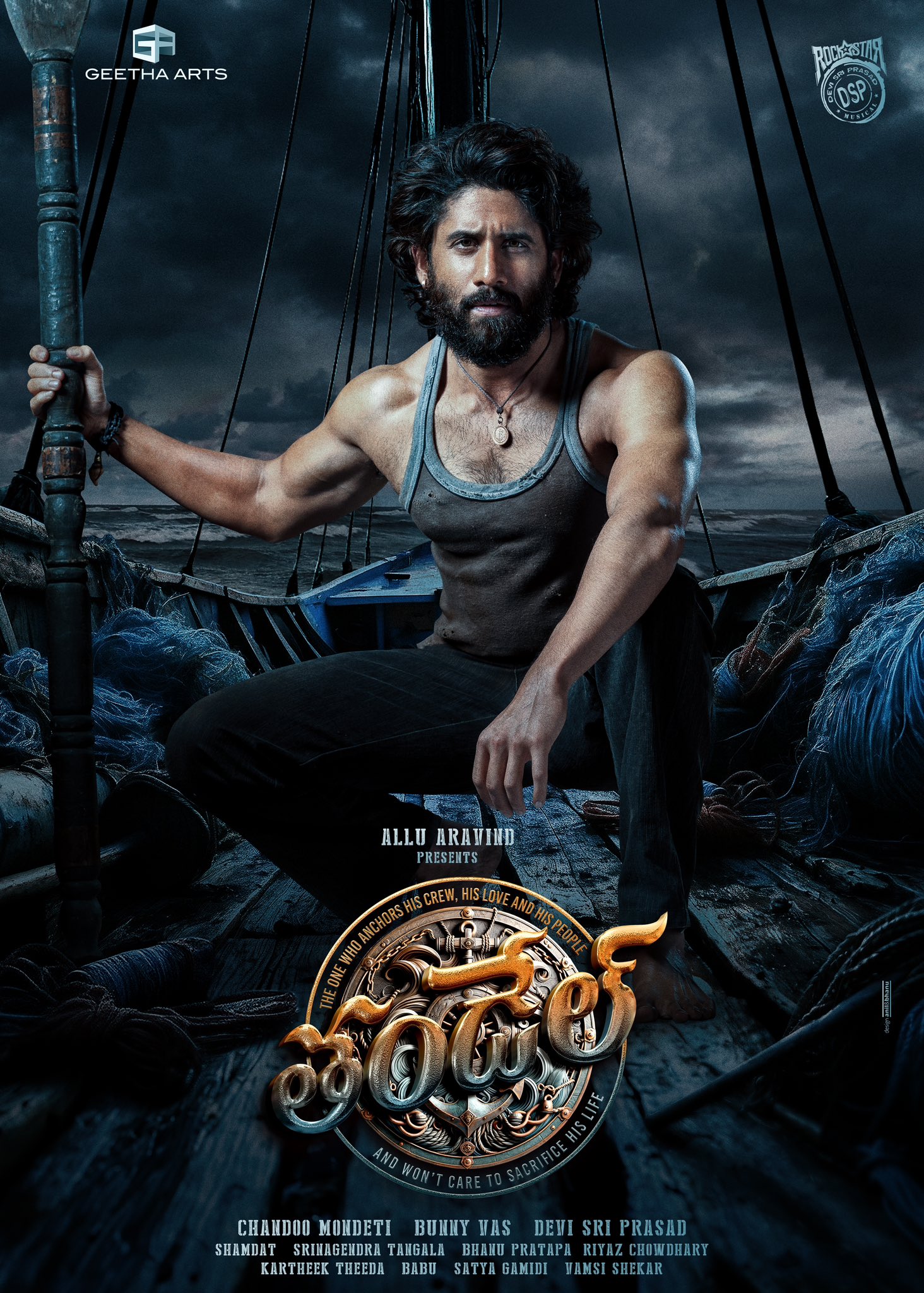 Thandel (2025) Uncut 1080P Ds4K Webrip X265 Hevc Esub [Dual Audio][Hindi 5 1 Telugu 2 0] -Dmv