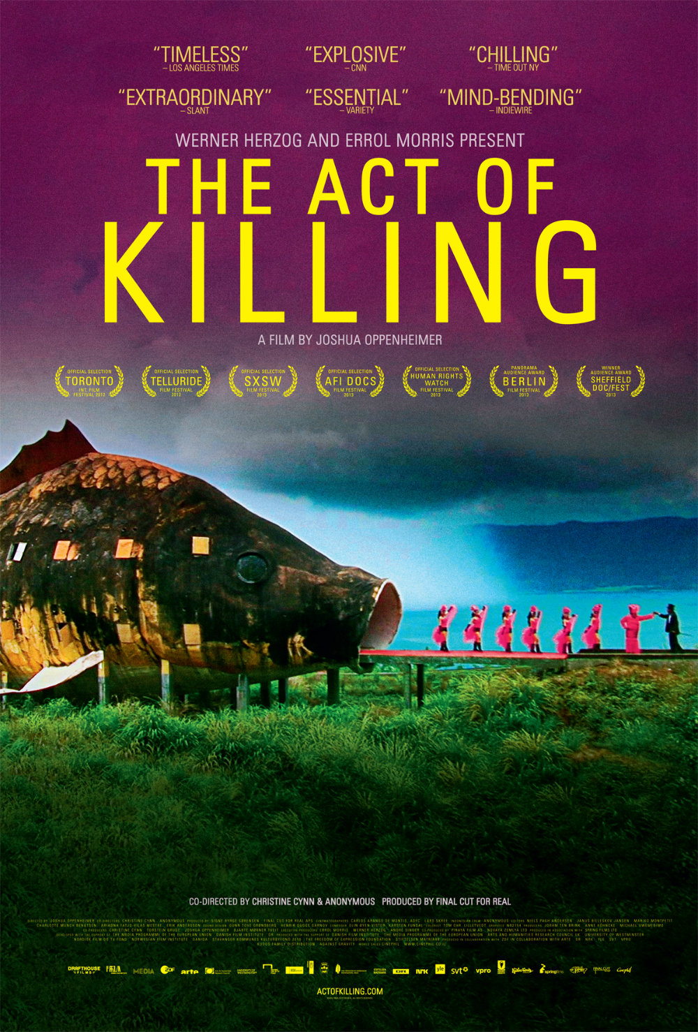 The Act Of Killing (2012) Dc 1080P Bluray X265 Hevc Esub [Dual Audio][Indonesian 5 1 English 5 1] -Silence