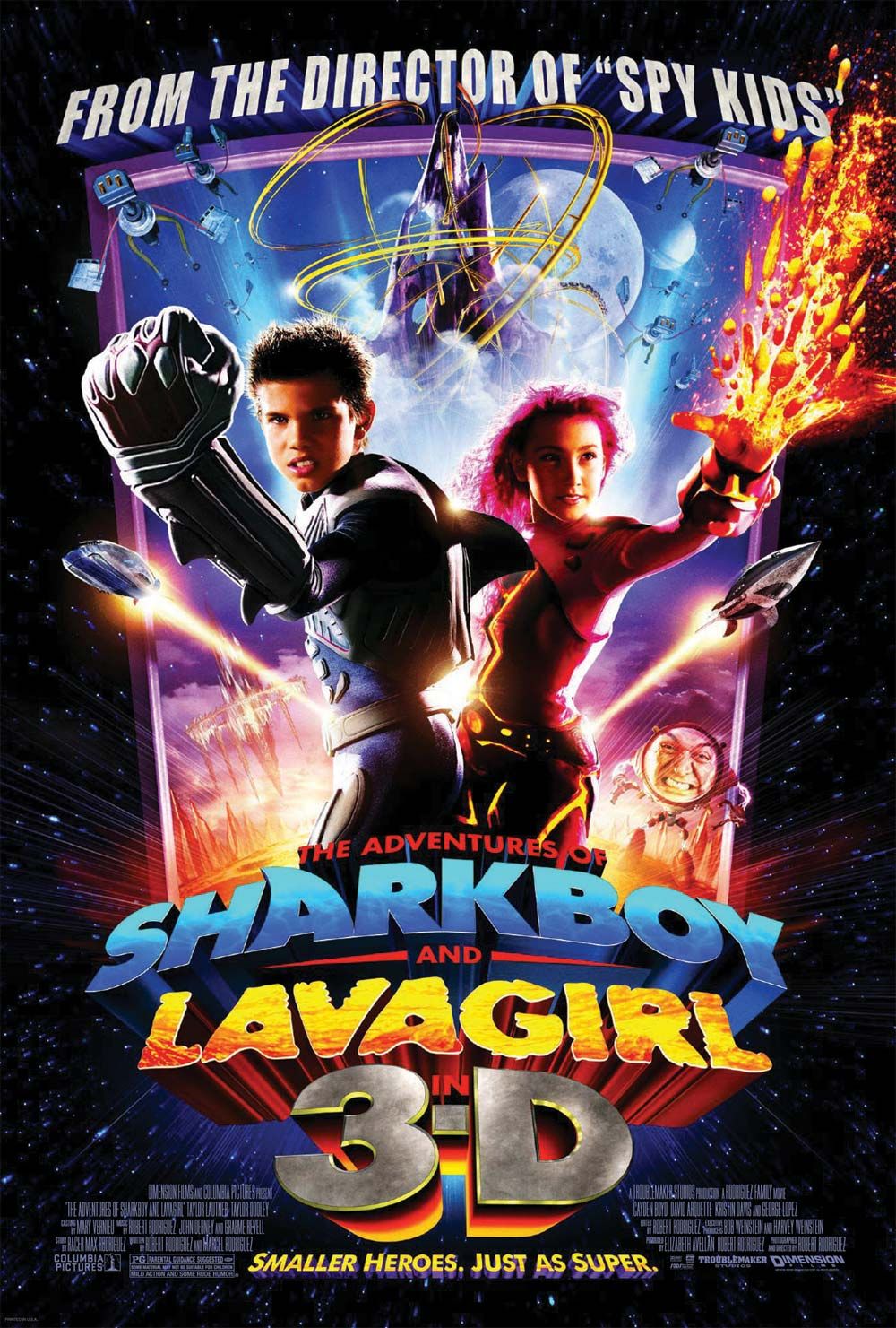 The Adventures Of Sharkboy And Lava Girl (2005) 720P Bluray X264 Esub [Dual Audio][Hindi 2 0 English 2 0] -Mrush