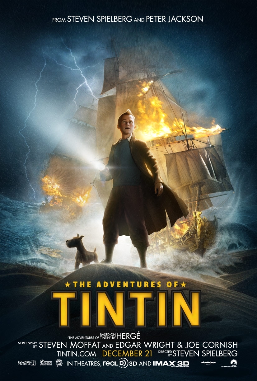 The Adventures Of Tintin (2011) 720P Bluray X264 Esub [Dual Audio][Hindi 5 1 English 5 1] -Extram