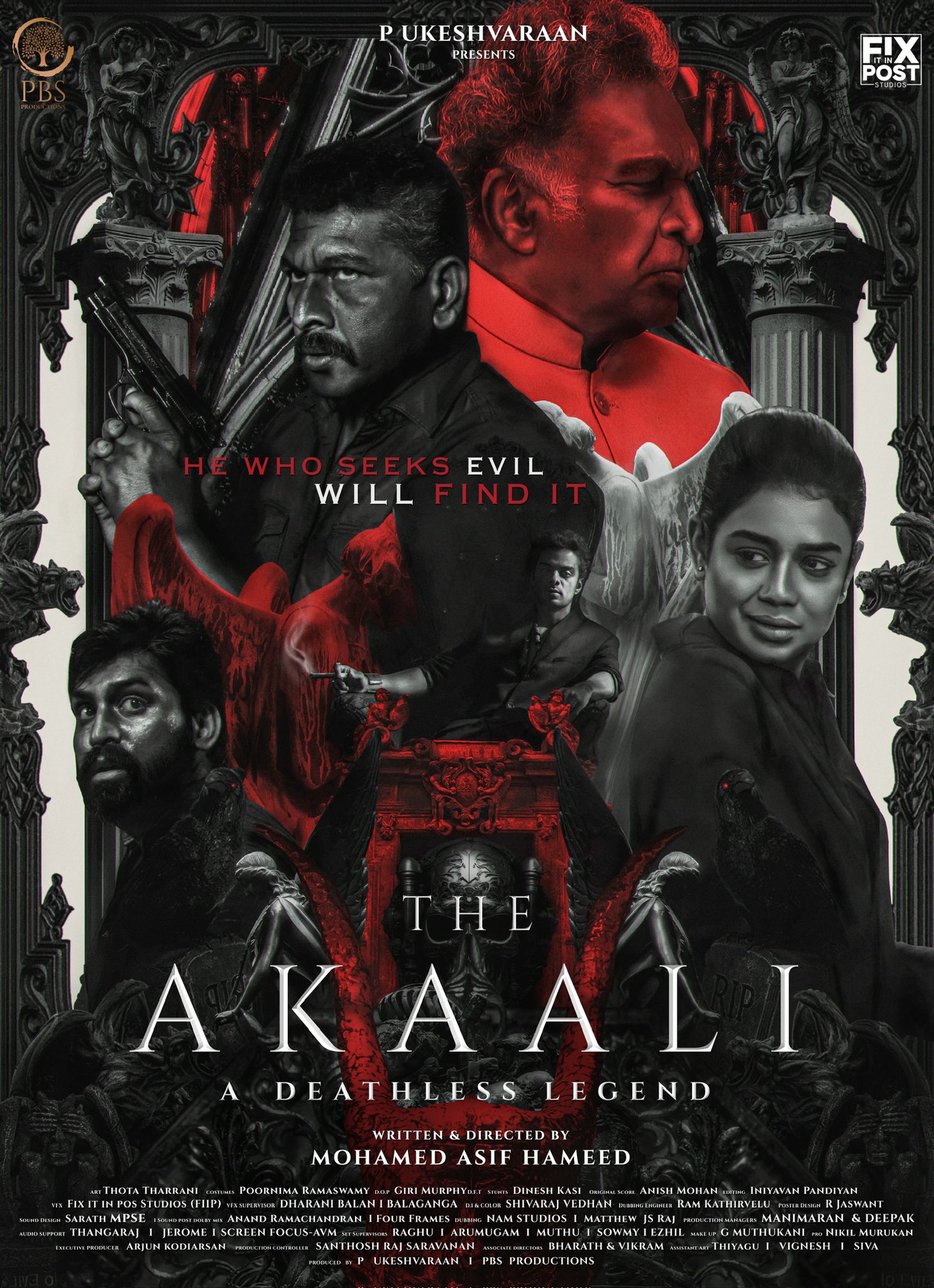 The Akaali (2024) Uncut 720P Webrip X264 Esub [Dual Audio][Hindi 2 0 Tamil 5 1] -Dmv