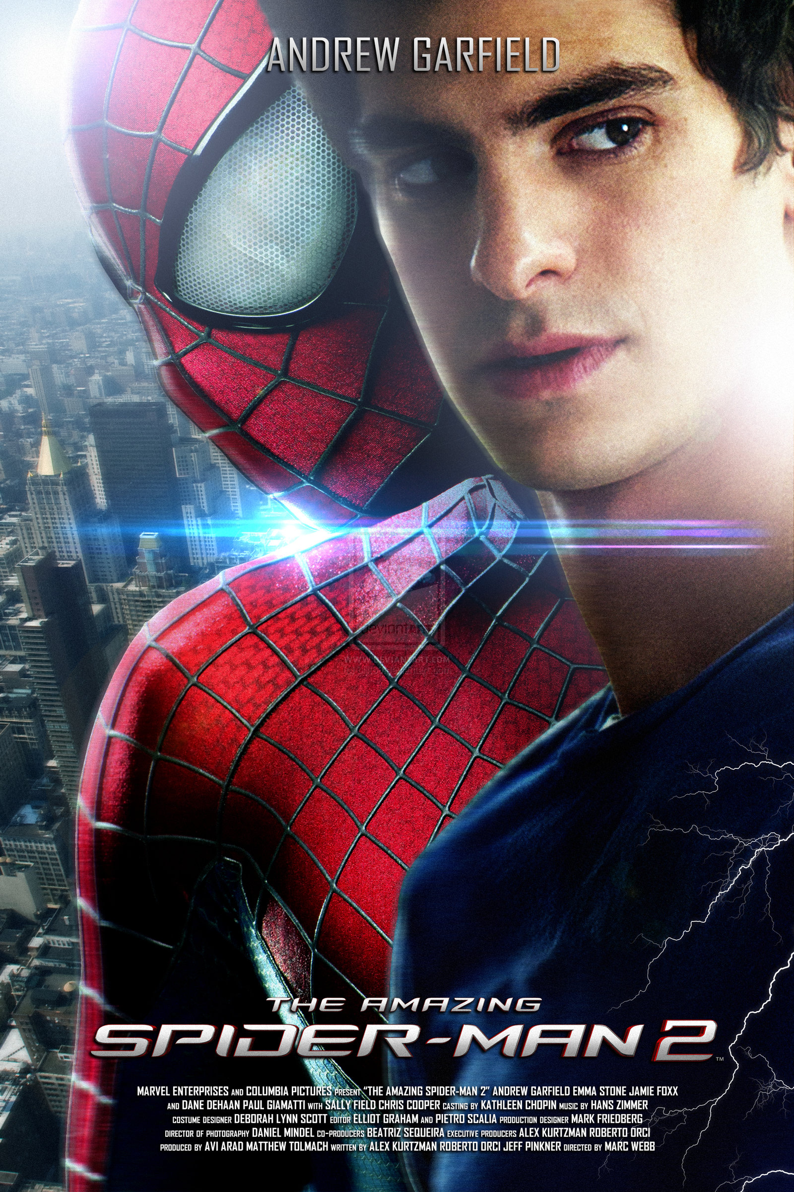 The Amazing Spider-Man 2 (2014) 720P Bluray X264 Esub [Dual Audio][Hindi 5 1 English 5 1] - Mkvc