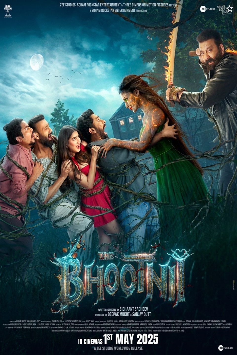 The Bhootnii (2025) Hindi 1080P Zee5 Webrip X264 Dd5 1 Esub - Mkvcinemas