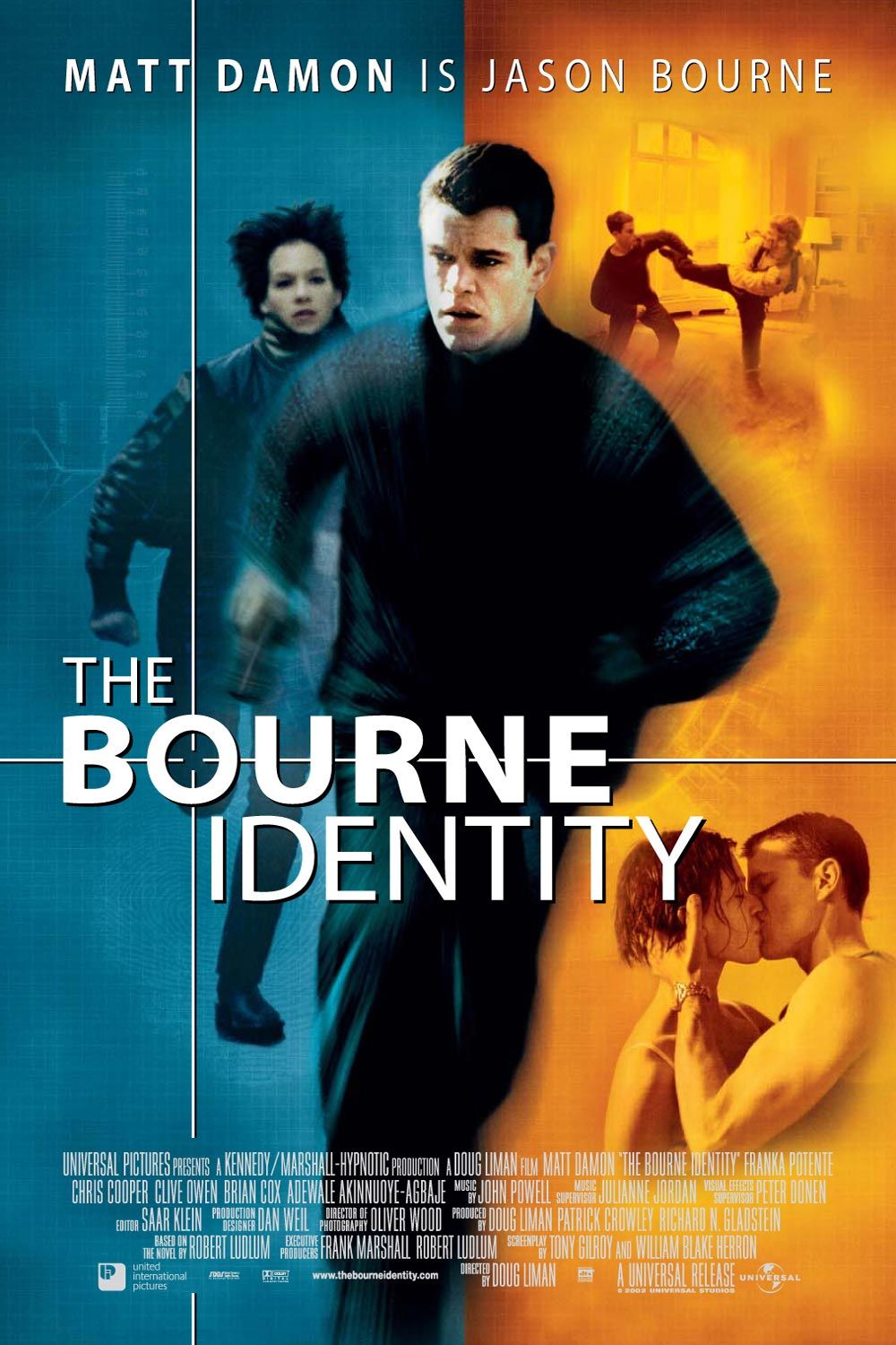 The Bourne Identity (2002) 720P Bluray X264 Esub [Dual Audio][Hindi 5 1 English 5 1] - Mkvc