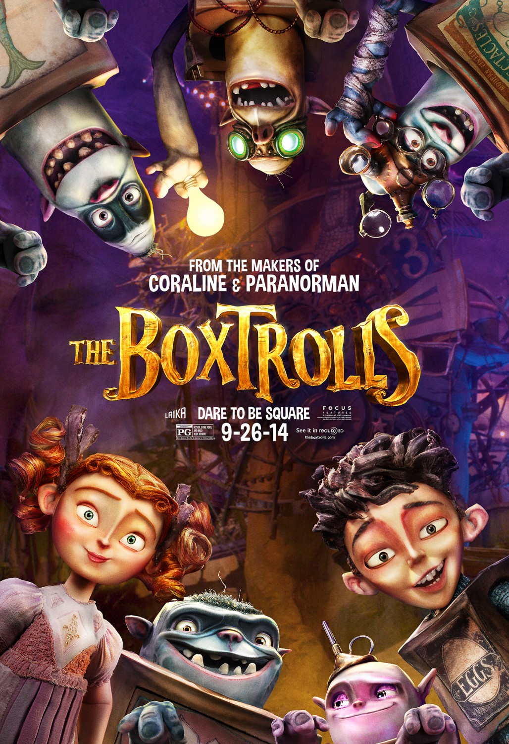 The Boxtrolls (2014) 720P Bluray Dual Audio [Hindi English]