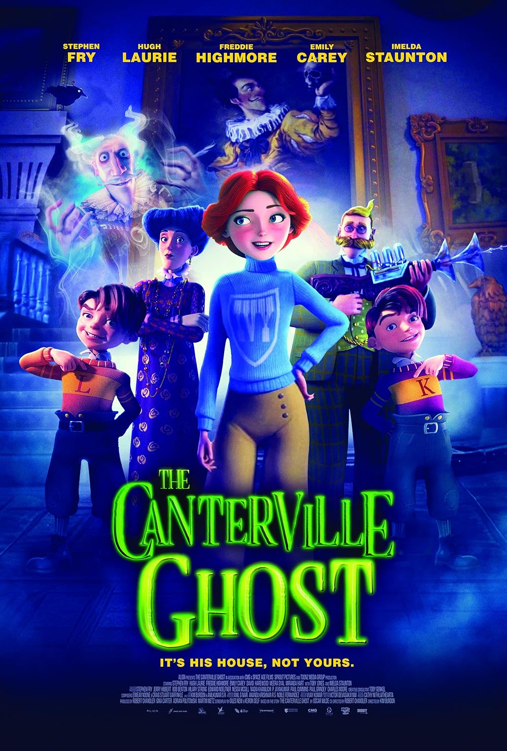 The Canterville Ghost (2023) 1080P Bluray X265 Hevc Esub [Dual Audio][Hindi 5 1 English 5 1] -Mkvc