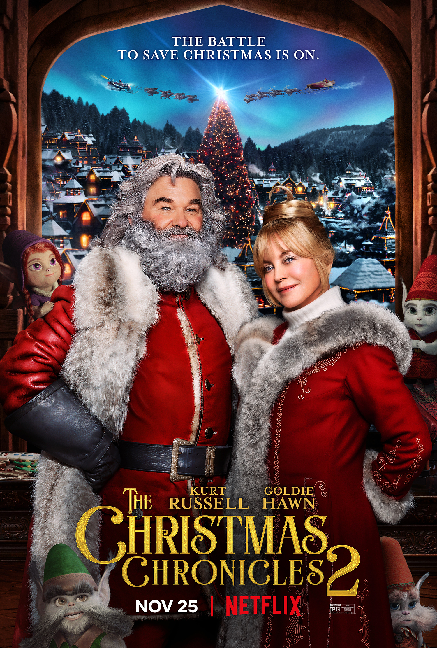 The Christmas Chronicles 2 (2020) 1080P Nf-Web X265 Hevc 10Bit Aac 5 1 Msubs-Psa