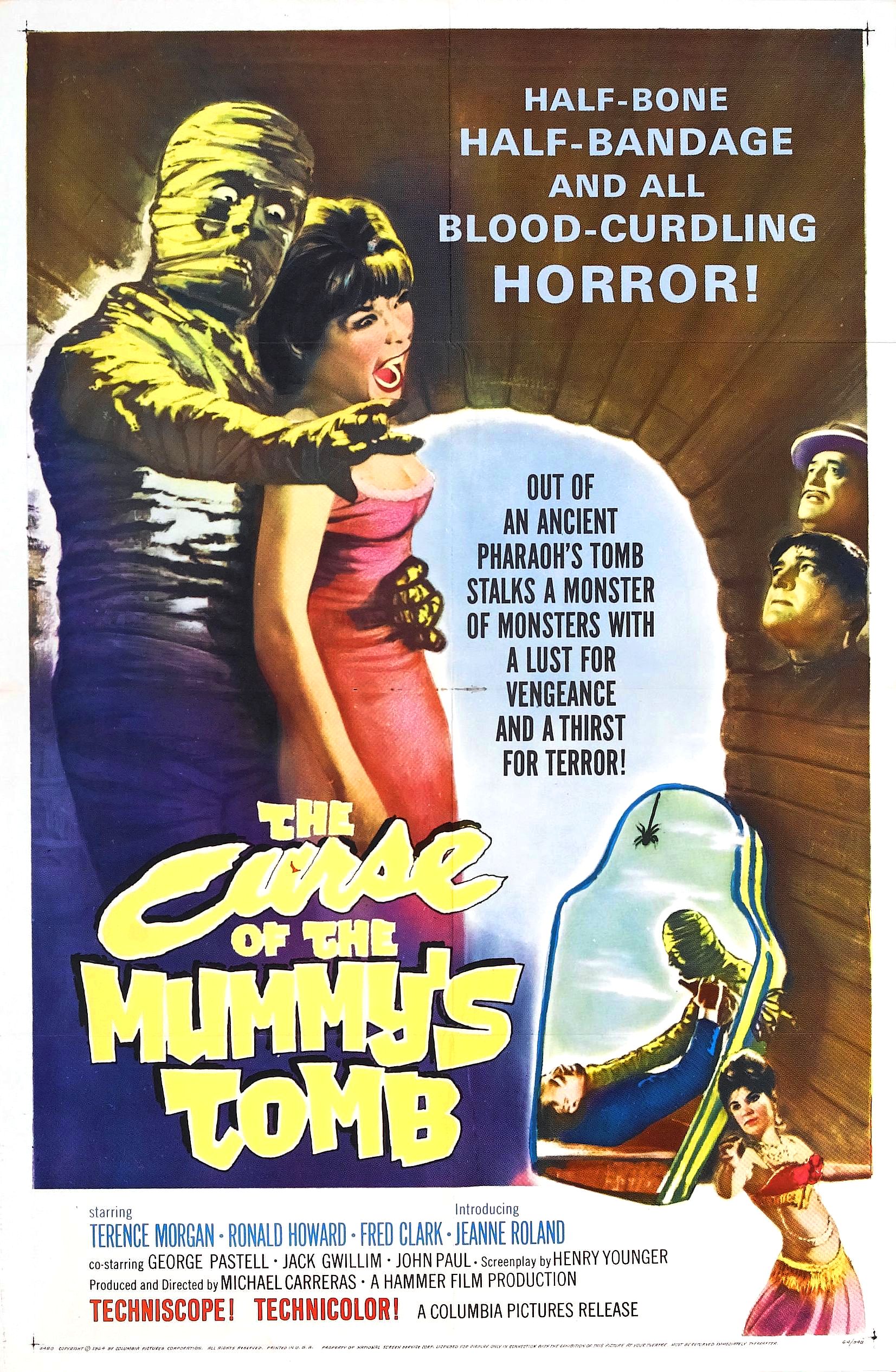 The Curse Of The Mummys Tomb (1964) 720P Bluray X264 Esub [Dual Audio][Hindi 2 0 English 2 0] -Mkvc