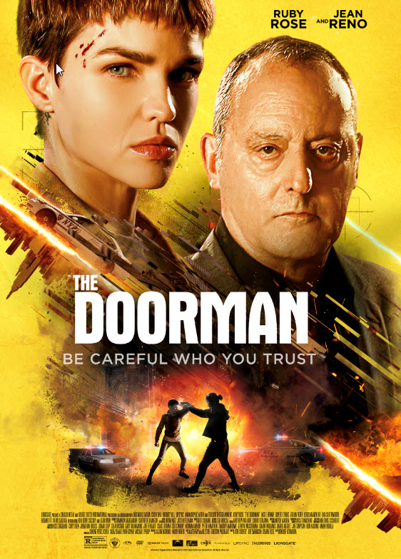 The Doorman (2020) 720P Bluray X264 Esub [Dual Audio][Hindi 2 0 English 5 1] -Mkvc