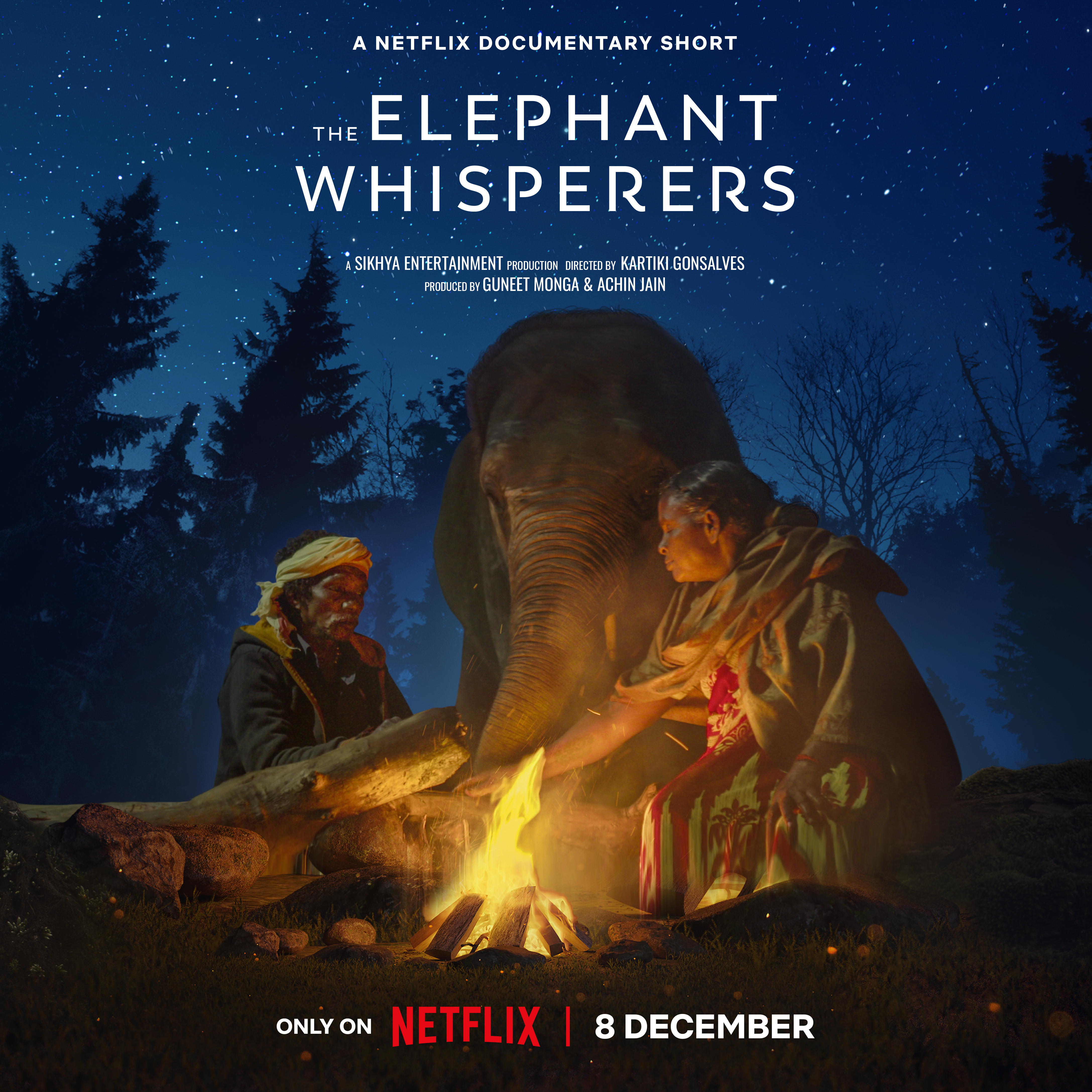 The Elephant Whisperers (2022) Short 1080P Nf-Web X265 Hevc Msubs [Dual Audio][Hindi 5 1 English 5 1] -Mkvc
