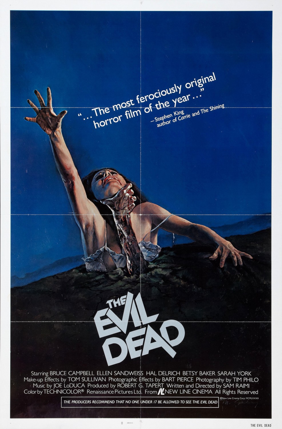 The Evil Dead (1981) Rem 1080P Bluray X265 Hevc Esub [Dual Audio][Hindi 2 0 English 5 1] -Olam